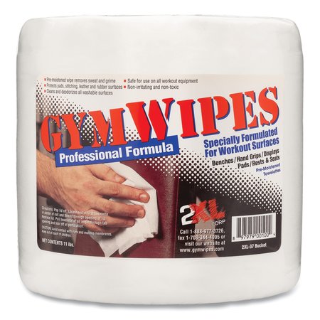 2Xl Towels & Wipes, White, Rayon/Cellulose, 700 Wipes, 6" x 8", Unscented, 4 PK TXL L38